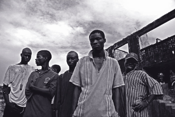 Joshua Blahyii preaching on the streets of Monrovia